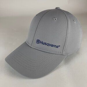 Husqvarna Mens Gray Snapback Hat